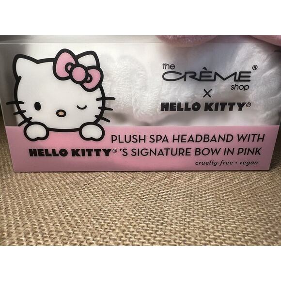 HELLO KITTY White Kitty Ears with Pink Bow Headband-NWT - Picture 2 of 8